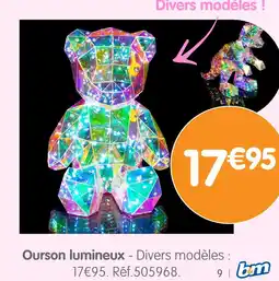b&m Ourson lumineux offre