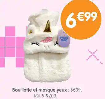 b&m Bouillotte et masque yeux offre