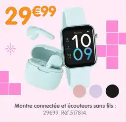 b&m Montre connectée et écouteurs sans fils offre