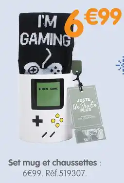 b&m Set mug et chaussettes offre