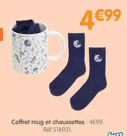 b&m Coffret mug et chaussettes offre