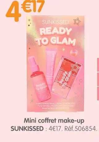 b&m SUNKISSED Mini coffret make-up offre