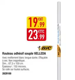 Plein ciel BIC Velleda rouleau adhésif souple offre
