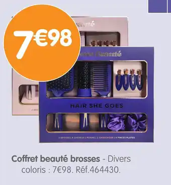 b&m Coffret beauté brosses offre