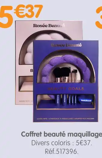 b&m Rosée Beauté Coffret beauté maquillage offre