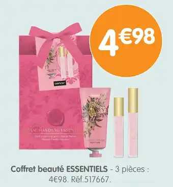 b&m Sence Coffret beauté ESSENTIELS offre