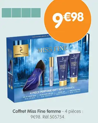 b&m Dorall Collection Coffret Miss Fine femme offre