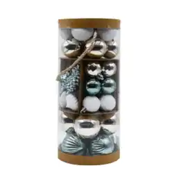 Carrefour Market CARREFOUR Le set de 50 décorations à suspendre offre