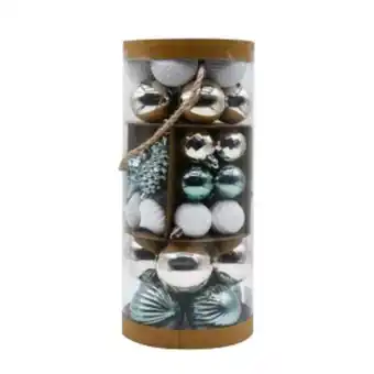 Carrefour Market CARREFOUR Le set de 50 décorations à suspendre offre