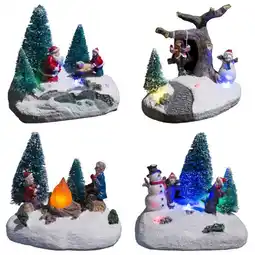 Carrefour Market MN Scénette de Noël LED offre