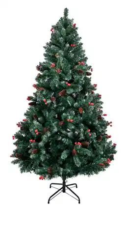 Carrefour Market CARREFOUR Le sapin baies rouges et pomme de pins offre