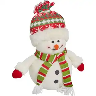 Carrefour Market CARREFOUR Bonhomme de neige avec bonnet et écharpe offre