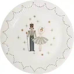 Carrefour Market CARREFOUR HOME Lot de 12 assiettes décorées offre