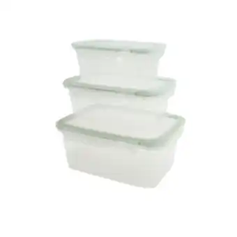 Carrefour Market CARREFOUR HOME Set de 3 boites de conservation offre
