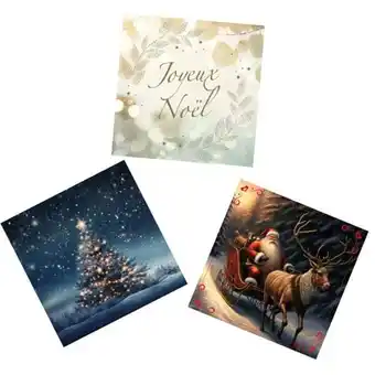 Carrefour Market CARREFOUR HOME Lot de 20 serviettes Photoprint offre