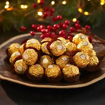 Carrefour Market FERRERO ROCHER SUR TOUTES LES BOITES 30 BOUCHÉES, 375 G offre