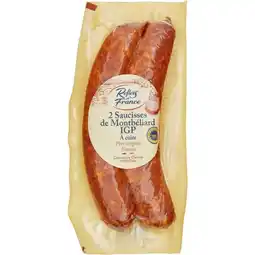 Carrefour Market REFLETS DE FRANCE Saucisses de Montbéliard I.G.P offre