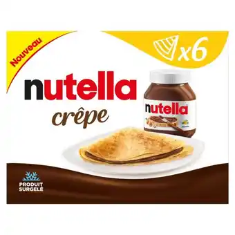 Carrefour Market NUTELLA Crêpes surgelées offre
