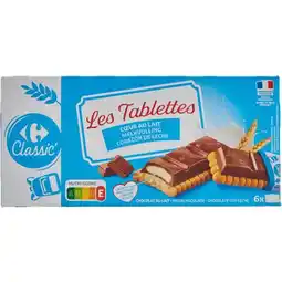 Carrefour CARREFOUR CLASSIC' Biscuits Les Tablettes offre