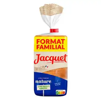 Carrefour JACQUET Pain de mie Format Familial offre