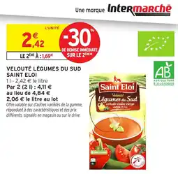 Intermarché Velouté légumes du sud saint eloi offre