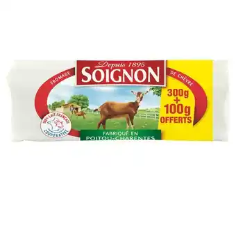 Carrefour SOIGNON Bûche de chèvre offre