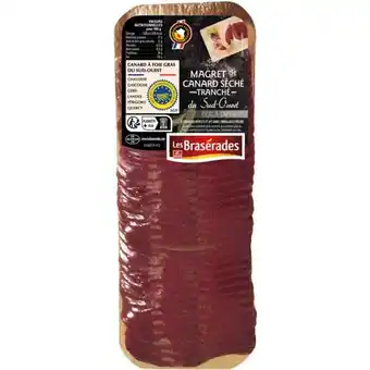 Carrefour LES BRASERADES Magret de canard en tranches séchés I.G.P offre