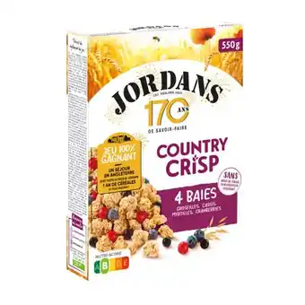Carrefour JORDANS Céréales Country Crisp offre
