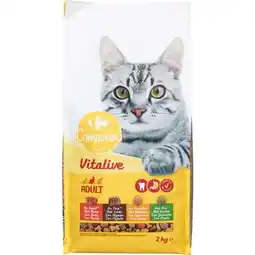 Carrefour CARREFOUR COMPANINO VITALIVE Croquettes pour chat stérilisé offre