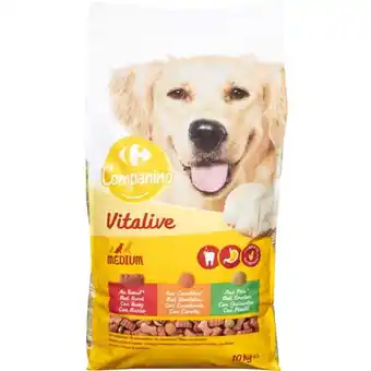 Carrefour CARREFOUR COMPANINO VITALIVE Croquettes pour chiens offre