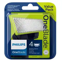 Carrefour PHILIPS Lames de Rasoir OneBlade offre
