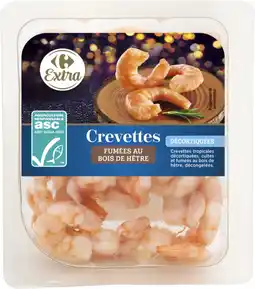 Carrefour CARREFOUR EXTRA SUR TOUTES LES CREVETTES offre