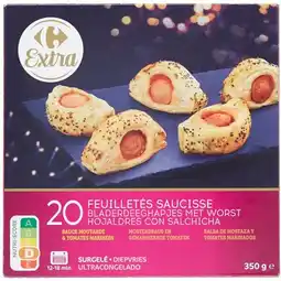 Carrefour CARREFOUR EXTRA Mini feuilletés Apéritifs surgelés offre