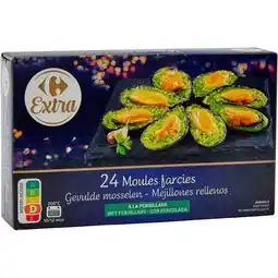 Carrefour CARREFOUR EXTRA Moules farcies surgelées offre
