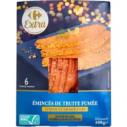 Carrefour CARREFOUR EXTRA Émincés de truite fumée offre