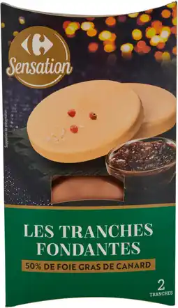 Carrefour CARREFOUR SENSATION Mousse de foie de canard offre