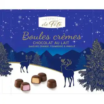 Carrefour ESPRIT DE FÊTE Boules crèmes offre