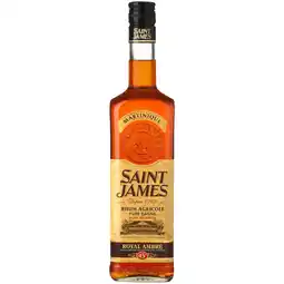 Carrefour SAINT JAMES Rhum agricole de La Martinique offre