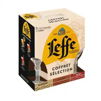 Carrefour LEFFE Bière d'Abbaye Coffret sélection offre