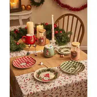 Carrefour CARREFOUR HOME Verre + paille décor gnome offre