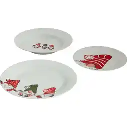 Carrefour CARREFOUR HOME Service vaisselle 18 pièces Gnome offre