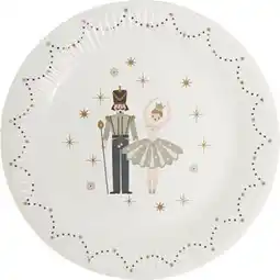 Carrefour CARREFOUR HOME Lot de 12 assietts décorées offre