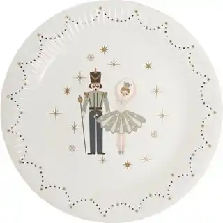 Carrefour CARREFOUR HOME Lot de 12 assietts décorées offre