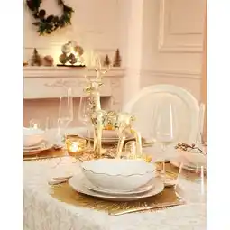 Carrefour CARREFOUR HOME Set de table rond Eva offre