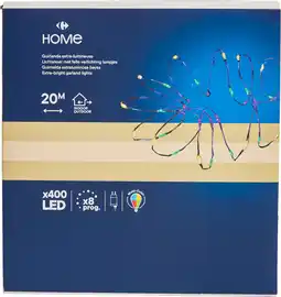 Carrefour CARREFOUR HOME La guirlande 400 micro LED programmable et animée n°4ROLLXLTI offre