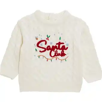 Carrefour TEX BABY Pull de Noël bébé offre