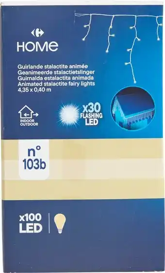 Carrefour CARREFOUR HOME Bordure de toit LED n°103b WW offre