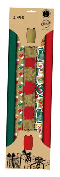 Carrefour Kit 4 rouleaux tendance offre