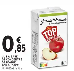 Intermarché Jus à base de concentré de pomme top budget offre