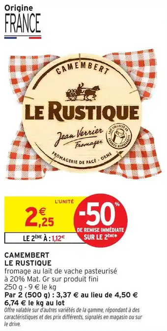 Camembert le rustique